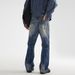 Men's Flared Jeans With Distressed Details – Vintage-Inspired High Waist Bell Bottom Denim Pants (28-36), 90.6% Cotton & Retro Wash_mkmklike.com
