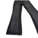 Men's Spring Heavyweight Bamboo Patterned Jeans Slightly Flared Retro Washed Distressed Striped Long Wrap Denim mid Waist Straight Pants_mkmklike.com
