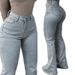 Women's Clothing High End High Waisted Flared Jeans Wide Leg Straight Pants Retro Style Spring Summer New 2026_mkmklike.com