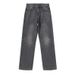 2025 Summer High Street Washed Vintage Straight-Leg Jeans Loose Casual Wide-Leg Oversize Pants_mkmklike.com
