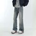 Retro Washed Jeans – Slim Straight To Slight Flare Fit With Stretch For Men & Women ( 6Colors, Sizes S-3XL)_mkmklike.com