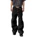 Vintage Button-Fly Denim Pants – Relaxed Wide-Leg & Distressed Washed (S-3XL)_mkmklike.com