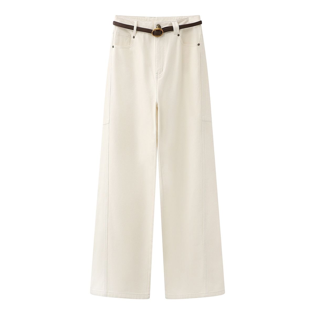 Clair Clair In Stock 2025 Winter New Simple Casual Scimitar Jeans 91302088_mkmklike.com