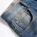 Retro Men's Cropped Jeans Distressed And Ripped Slim Fit Straight Leg mid Rise Trendy Summer Hot Selling Pants_mkmklike.com