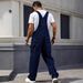 HME Men's American Retro Loose Straight Leg Overalls Versatile Jumpsuit for Cross BorderTEMU TIKTOK_mkmklike.com