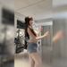 Women's Low Rise Denim Shorts American Style Hot Girl Fashionable Simple Rolled up Casual Tight Hot Pants Versatile Comfortable_mkmklike.com