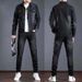 Loom Men's Suit Korean Trendy Jacket Classic Coat European And American Style Denim Clothes Pants High-Quality Two-Piece Set_mkmklike.com