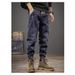 Men's Clothing Men's Style Skinny Jeans Loose Casual Trendy Cropped Wide Leg Trousers For Spring And Autumn_mkmklike.com
