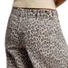 Women's Straight Leg Jeans Leopard Print Denim Street Fashion_mkmklike.com