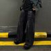 Men's Clothing Fashion High Street Niche Trendy Brand Washed Design Heavy Loose Wide Leg Mopping Pants_mkmklike.com