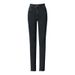 Petite Women's Black High-waisted Jeans, 2026 Spring New Style, Versatile Slim-fit Skinny Pencil Pants_mkmklike.com