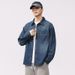 Ice Oxygen Bar Denim Jacket For Men's Spring And Summer 2025 New Style Washed Nostalgic American Thin Wear-Resistant_mkmklike.com