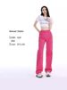Dopamine Candy-colored Straight-leg Jeans For Women, 2026 Summer New High-waisted Loose Slimming Wide-leg Pants_mkmklike.com