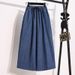 European And American Foreign Trade Clothing Factory Summer Plus-size Women's Drawstring Ultra-thin Fabric Elastic Waist_mkmklike.com