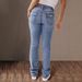 Women's Mid-Rise Straight Leg Jeans With Double Button Detail – Slimming, Versatile & Stylish Denim Pants For Casual & Chic Looks_mkmklike.com