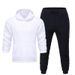 Men's Clothing men's casual sports fitness solid color sweatshirt suit hooded sweatshirt_mkmklike.com