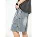 Men's Clothing Loose Leaf Split Design Denim Shorts Men Summer New Style Washed Old Fashion Brand Loose Casual Five Point Pants_mkmklike.com