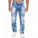 European And American Straight Men's New Jeans_mkmklike.com