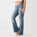 Women's Sexy High-Waisted Embroidered Jeans – True Religion Inspired, Vintage Washed, Skinny Fit, Stretch Denim (S-Xxl, Flare & Tapered Options)_mkmklike.com