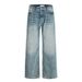 Washed Denim Wide-Leg Men's Distressed Frayed Straight-Leg Trousers Street Fashion American Style Versatile Loose Dad_mkmklike.com