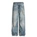 Men's Clothing And Women's High End Retro Digital Printing Chain Design Men's Loose Jeans_mkmklike.com