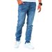 Men's Slim Fit Stretch Jeans - Classic Blue Denim Pants With Multiple Pockets, Comfortable & Stylish For Everyday Wear (S-XXL)_mkmklike.com