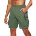 2024 Summer New Men's Multi Pocket Workwear Shorts with Large Zipper Casual Quick Drying Capris_mkmklike.com