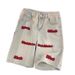 Men's American Style High Street Embroidered Denim Shorts Straight Leg Fashionable Design Petite Fit 2026 Style_mkmklike.com