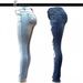 Women's Mid-Waist Distressed Jeans European American Style Denim Clothing FPopular New Arrivals_mkmklike.com