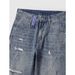 Men's American Style Washed Retro Jeans Ripped Straight Leg Wide Leg Pants Midweight Cotton Black Blue Autumn Trendy Brand_mkmklike.com