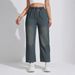 Vintage High Waist Wide Leg Jeans For Women – Washed Denim Pants (90% Cotton, Relaxed Fit, Distressed Look, Streetwear Style)_mkmklike.com