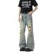 Trendy Men's Summer Jeans High Street Style Cool And Stylish Handsome Personalized Hong Kong Style 2025_mkmklike.com
