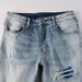 Men's Clothing Men's Fashion Brand High Street Ripped Jeans Men's Elastic Colorful Patch Men's Skinny Pants_mkmklike.com