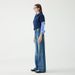 Trendy & Elegant High-Waisted Flare Jeans For Women - Stretchy Denim Wide-Leg Pants With Vintage Wash_mkmklike.com