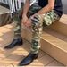 American High Street Men's Camouflage Jeans Outdoor Casual Versatile Ripped Elastic Slim Pants Men's Pants 536_mkmklike.com