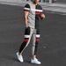 Men's Clothing loose sports suit 3D digital printing personalized fashion short-sleeved trousers_mkmklike.com