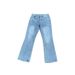 Men's Vintage Light Blue Jeans, Retro American Straight-Leg With Subtle Flare, High-Street Fashion For Youth, Washed Denim_mkmklike.com