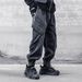 Men's Fleece Lined Cargo Jeans Heavyweight Washed Retro Trendy Loose Casual Versatile Jogger Pants For Autumn Winter_mkmklike.com