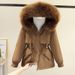 Women's Clothing new winter style parkas, versatile cotton coats for women, Korean style short cotton coats, loose coats and cotton padded jackets_mkmklike.com