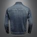 Loom Europe Station 2023 Autumn New Washed Casual Denim Men's Jacket Coat Turn-Down Collar Top Trendy_mkmklike.com