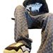Trendy And Handsome Street Explosion Jacquard Full Print Jeans For Men Hiphop_mkmklike.com