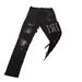 New European And American High Street Fashion Brand Distressed Ripped Knee Patch Jeans For Teenagers, Stretch Slim-fit_mkmklike.com