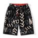 Men's Loose Handsome Trendy Brand Trendy Flower Shorts Plus Size Plus Size Beach Pants Men's Shorts Casual Pants_mkmklike.com