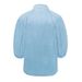 Women's clothing Factory direct sales women's clothing loose puff sleeve denim short top 2023 summer half-sleeved pullover women_mkmklike.com