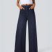 Women's Low-Waisted Loose Casual Wide Leg Jeans New_mkmklike.com