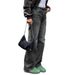 Women's High-Waisted Baggy Jeans – Oversized Straight Leg, Washed Gray Denim, Long & Flowy, Streetwear Chic For Casual & Edgy Looks_mkmklike.com