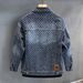 High-end Cat Paw Fashion Denim Jacket Men's Ruffian Handsome High Street Retro Jacket Tide_mkmklike.com