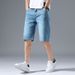 Men's Jeans 2025 New Trendy Loose Straight Leg Men's Spring Elastic Slim Fit Casual Long Pants_mkmklike.com