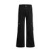 Vibe Trendy Brand Workwear Denim Flared Men's Multi-Pocket Design Deconstructed Split Vintage Washed Long Pants_mkmklike.com