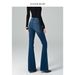 Women's High-Waisted Flared Jeans – Vintage Stretch Denim, Butt-Lifting Fit, 360° Comfort (Regular & Tall Lengths, Sizes 25-30)_mkmklike.com